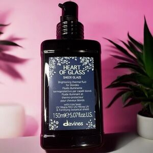 Davines Hearts of Glass Sheer Glaze Blonde Hair Serum UV, Shine Heat Protection
